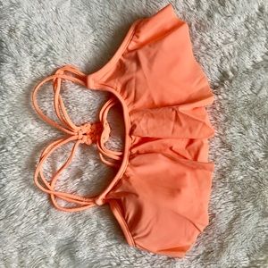 Peach xhilaration swim top